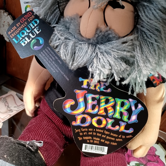 Plush Liquid Blue Jerry Garcia by Gund - Picture 2 of 4